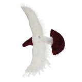 Max Artificial Feathered Pigeon Bird Yard Figurine Decor Bird #5 Red Flying