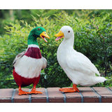 Max Realistic Duck Ornament Decoy Home Garden Water Pond Decor White Duck