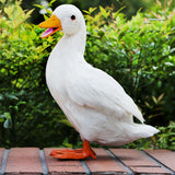 Max Realistic Duck Ornament Decoy Home Garden Water Pond Decor White Duck