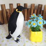 Max Artificial Simulation Ornaments Feathered Fake Penguin Decor S