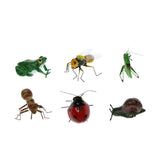 Max Bee Statues Miniature Outdoor Grassland Ornament Realistic Insect Figurines