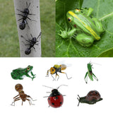 Max Bee Statues Miniature Outdoor Grassland Ornament Realistic Insect Figurines