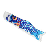 Max Japanese Decorative Windsock Carp Flag Koi Nobori Sailfish 50cm Blue