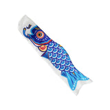 Max Japanese Decorative Windsock Carp Flag Koi Nobori Sailfish 50cm Blue