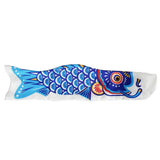 Max Japanese Decorative Windsock Carp Flag Koi Nobori Sailfish 50cm Blue