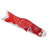 Max Japanese Decorative Windsock Carp Flag Koi Nobori Sailfish 50cm Red