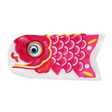 Max Japanese Decorative Windsock Carp Flag Koi Nobori Sailfish 15cm Rose Red