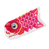 Max Japanese Decorative Windsock Carp Flag Koi Nobori Sailfish 15cm Rose Red