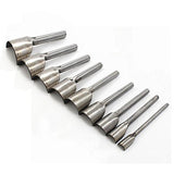Max Leather Craft Strap Belt Walllet End Cutter Punch Tool Half Round 10mm