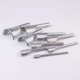 Max Leather Craft Strap Belt Walllet End Cutter Punch Tool Half Round 10mm