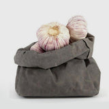 Max Washable Kraft Paper Bag Plant Flower Pot Storage Bag 15x15x28cm Grey