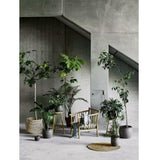 Max Washable Kraft Paper Bag Plant Flower Pot Storage Bag 15x15x28cm Grey
