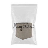 Max Washable Kraft Paper Bag Plant Flower Pot Storage Bag 15x15x28cm Olive Green