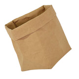Max Washable Kraft Paper Bag Plant Flower Pot Storage Bag 25x25x40cm Brown