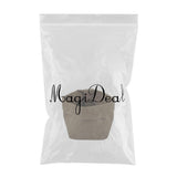 Max Washable Kraft Paper Storage Bag Succulent Plant Pot 10x10x20cm Olive Green