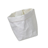 Max Washable Kraft Paper Bag Plant Flowers Pot Storage Bag White 8x8x15cm