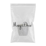 Max Washable Kraft Paper Bag Plant Flowers Pot Storage Bag White 8x8x15cm