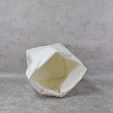 Max Washable Kraft Paper Bag Plant Flowers Pot Storage Bag White 8x8x15cm