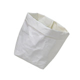 Max Washable Kraft Paper Bag Plant Flowers Pot Storage Bag White 10x10x20cm