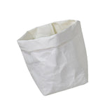 Max Washable Kraft Paper Bag Plant Flowers Pot Storage Bag White 20x20x35cm