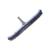 Max Pool Cleaning Brush Broom Swimming Pool Spa Heavy Duty E 18 Inch Steel Wire