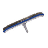 Max Pool Cleaning Brush Broom Swimming Pool Spa Heavy Duty E 18 Inch Steel Wire