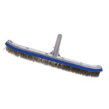 Max Pool Cleaning Brush Broom Swimming Pool Spa Heavy Duty E 18 Inch Steel Wire