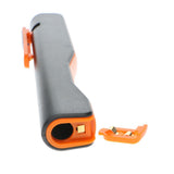 Max COB LED Light Magnetic Pocket Pen Inspection Flashlight with Clip Orange