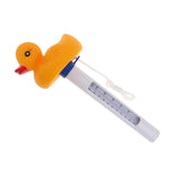 Max Pool&Spas Thermometer Floating Swimming Water Temperature with Rope Duck