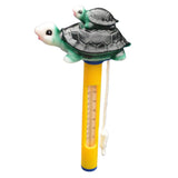 Max Pool&Spas Thermometer Floating Swimming Water Temperature with Rope Tortoise