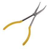 Max 11inch Extra Long Reach Nose Straight Bent Nose Pliers Hand Tools  45 degree