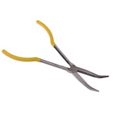 Max 11inch Extra Long Reach Nose Straight Bent Nose Pliers Hand Tools  45 degree