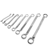 Max 8 PCS Double End Ring Spanners Offset Ring Spanners Wrench Tool Set 5.5-27mm
