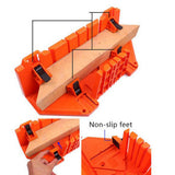 Max Mitre Box 0/22.5/45/90 Degree Angle Cut Wood Cutting Tool 14inch with Clamp