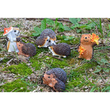 Max Micro Landscape Decor Resin Ornament Garden DIY Crafts Pair of Hedgehog #1