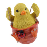 Max Resin Simulation Swing Animal Figurine Garden Ornament Decor Chicken