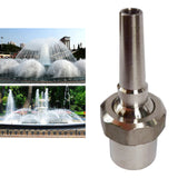 Max Adjustable Stainless Steel Universal Straight Garden Fountain Nozzle DN15