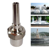 Max Adjustable Stainless Steel Universal Straight Garden Fountain Nozzle DN15