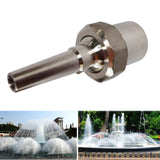 Max Adjustable Stainless Steel Universal Straight Garden Fountain Nozzle DN15
