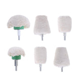 Max Polishing Buffing Wool Cotton wheel for Rotary Tool Accessory #1- 45x20mm