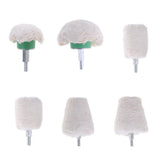 Max Polishing Buffing Wool Cotton wheel for Rotary Tool Accessory #1- 45x20mm