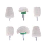 Max Polishing Buffing Wool Cotton wheel for Rotary Tool Accessory #1- 45x20mm
