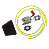 Max Carburetor for WT-628 Poulan 32cc Gas Trimmer Pole Pruner Gaskets Fuel Line