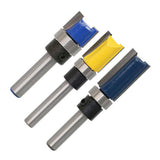 Max 1/4'' Shank Top Bearing Flush Trim Router Bit Woodworking Cutter 12.7x25mm
