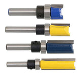 Max 1/4'' Shank Top Bearing Flush Trim Router Bit Woodworking Cutter 12.7x38mm