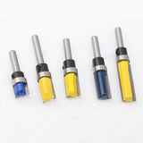 Max 1/4'' Shank Top Bearing Flush Trim Router Bit Woodworking Cutter 12.7x38mm