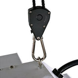 Max 1 Pair Rope Ratchet Yoyo Grow Light Filter Hanger Reflector Indoor Growing