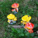 Max Mushroom Fairy House Statue Miniature Fairy Garden & Terrarium New 1