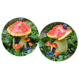 Max Mushroom Fairy House Statue Miniature Fairy Garden & Terrarium New 2