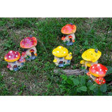 Max Mushroom Fairy House Statue Miniature Fairy Garden & Terrarium New 4